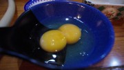 卵に黄身が二つ